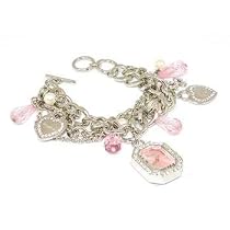Stringfellows Ladies Multi Chain,Charm Watch Bracelet With T-Bar Fastener In Presentation Box