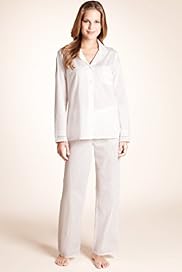 Per Una Pure Cotton Dobby Spotted Pyjamas