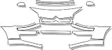 3M Lackschutz Folie Frontschutzset transparent (Citroen C4 Limosine)