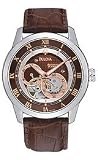 Bulova Leather Brown Dial Men's Watch #96A120