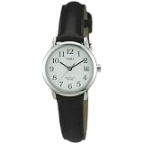 Timex Ladies Classic Watch with Black Leather Strap - T2H331by Timex Classic