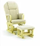 Shermag Glider Rocker Combo, Natural with Beige Chenille