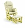 Shermag Glider Rocker Combo, Natural with Beige Chenille