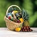 Gourmet Food : Tropical Treasure Fruit Basket
