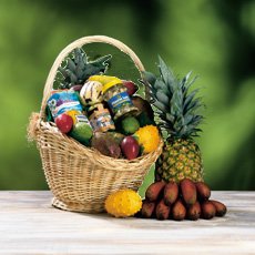 Tropical Treasure Fruit Basket by Ruma