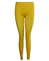 Yellow Seamless Leggings Full Length