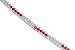 Bold and Beautiful 6.00 carats total weight Round Cut Garnet & White CZ Gemstone Tennis Bracelet in Sterling Silver