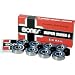 Bones Bearings Swiss 6-Ball Skate Bearings (8mm, 20-Pack)