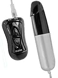 Nasstoys 8 Function Mini Teaser Ultra Quiet Massager, Black