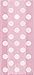 Polka Dot Cellophane Bags, Light Pink, 20 Count