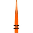 2 Gauge Acrylic Orange Taper