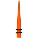 2 Gauge Acrylic Orange Taper