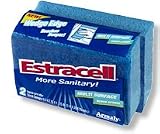 Estracell Wedge Edge Multi Surface Scrub Sponge 2pk~Pack of 3