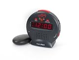 Sonic Alert Junior Sonic Bomb Extra Loud Alarm Clock with vibrating shaker pad