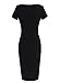 Vfemage Women Asymmetric Neckline Ruched Draped Wear To Work Casual Dress