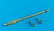 Dollhouse Miniature Curtain Rod in Brass