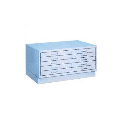 Safco  Facil? 5-Drawer Light Gray