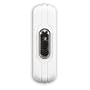 Heath Zenith SL-6441 Wireless Battery Operated Push Button with Clear Halo-Lighted Center, White