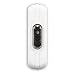 Heath Zenith SL-6441 Wireless Battery Operated Push Button with Clear Halo-Lighted Center, White