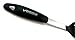 Stainless Steel & Silicone Black Slotted Spatula Turner By Martello Technology - Heat Resistant Rubber Spatula - Non Stick - High Grade Silicone spatula