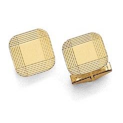14K Gold Cuff Links by 
