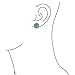 Bling Jewelry Bali Style Braided Two Tone Dome Clip On Earrings Rhodium Plated