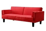 Dorel Home Products Metro Futon, Red