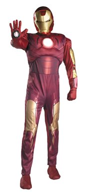 Iron Man Super Deluxe Young Adult Costume sz 38-40