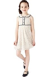Autograph Cotton Rich Peterpan Lace Dress