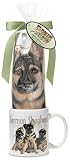 German Shepherd Puppies Cup/Mug Kitchen Towel Gift Set