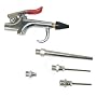 Pro-Grade Air Blow Gun Kit with 5 Interchangeable Nozzles