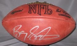 Barry Sanders Signed Wilson NFL Football Lions