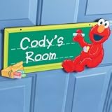 Personalized Childrens Elmo Room Sign