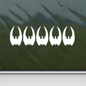 Cylon Kill Battlestar Galactica White Sticker Decal Car Window Wall Macbook Notebook Laptop Sticker Decal