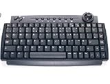 Mini Wireless Black Keyboard With BuiltIn Mouse/Joystick
