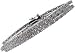 Sterling Silver 1 CT TW Genuine Diamond Three Row Bracelet