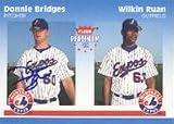 Donnie Bridges, Ottawa Lynx - Expos Affiliate, 2002 Fleer Platinum Autographed Card