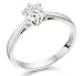 0.51ct Single stone Diamond Engagement Ring in 18ct White Gold