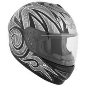 KBC MAGNUM DRAGO BLACK_SILVER MOTORCYCLE Full-Face-Helmet