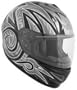 KBC MAGNUM DRAGO BLACK_SILVER MOTORCYCLE Full-Face-Helmet