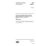 ISO 6486-1:1999, Ceramic ware, glass-ceramic ware and glass dinnerware in contact with food -- Release of lead and cadmium -- Part 1: Test method