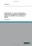Hofkritik des 17. und 18. Jahrhunderts anhand der Sinngedichte Friedrichs von Logau in der Edition von Lessing und Ramler