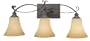 Thomas Lighting M1573-63 Magnolia Three-Light Bath Fixture, Painted Bronze