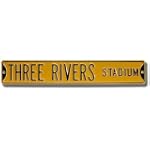 Three Rivers Stadium Authentic Street Sign