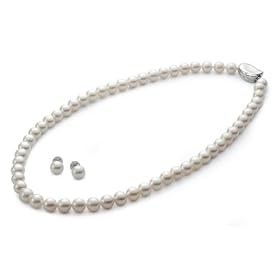 [�p�[�� �Z���N�V����]Pearl Selection �l�b�N���X/�s�A�X �A�R���^�� 7-7.5mm �p�[�� �l�b�N���X&�s�A�X�Z�b�g PN18-08101-S
