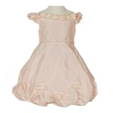 Little Girls PINK Easter Flower Girl Special Occasion Dress BISCOTTI Girl 4-6x