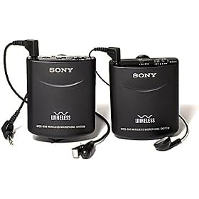 Sony Professional Quality 900 MHz Wireless Microphone System (Model# WCS-999)