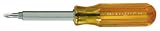 Xcelite FSD1 Multi-Bit Four-in-One Phillips/Slotted Screwdriver, #1/#2 Head, 3-1/16