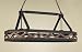 Sonoma Large 8 Sided Pot Rack with 2 Lights Finish Accent: Copper Accents, Copper Insert: No, Base Finish: Black Leather