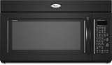 Whirlpool GMH5205XVB Black Microwave Hood Combination